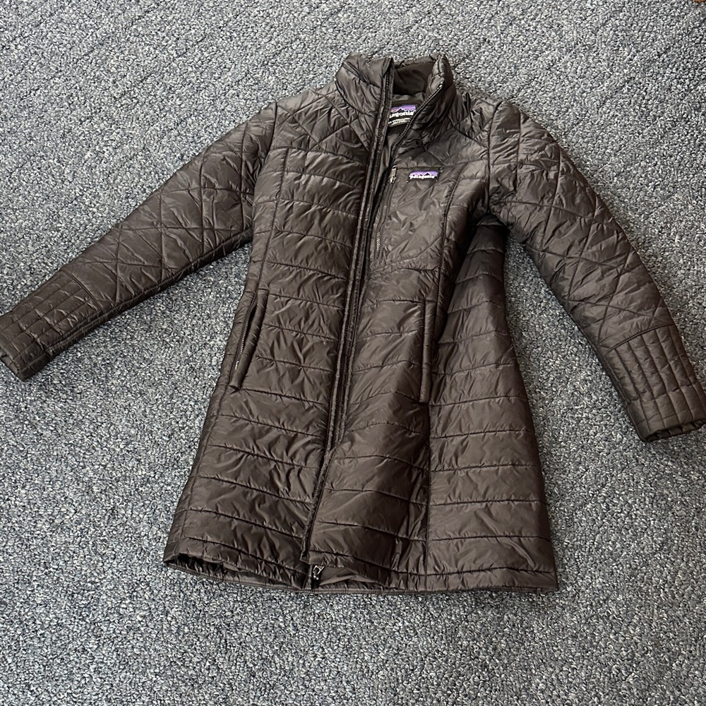 Patagonia Black Quilted Coat